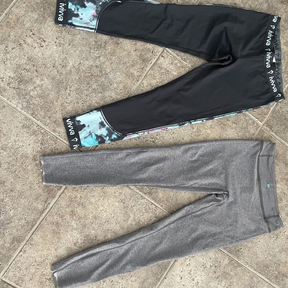 Ivivva lululemon girls leggins set size 14